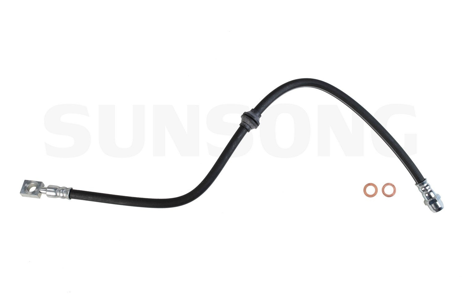 Angle View of Front Brake Hydraulic Hose SUNSONG 2204754