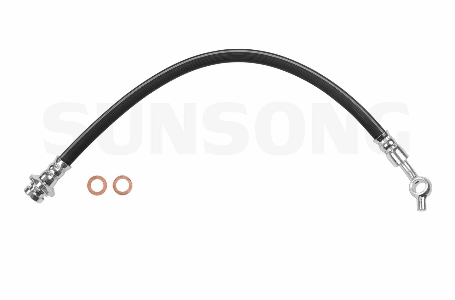 Front View of Front Right Brake Hydraulic Hose SUNSONG 2204802