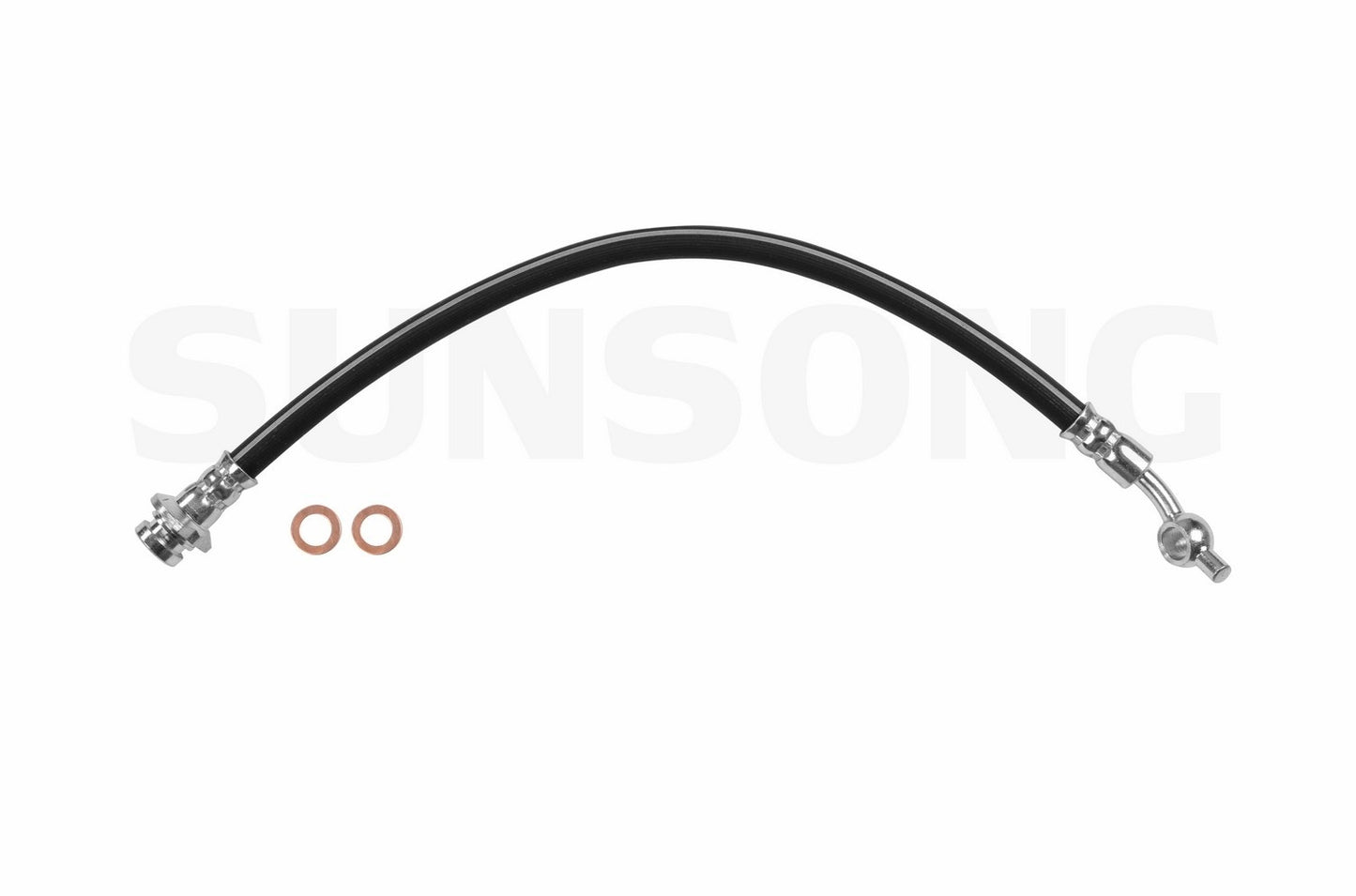 Front View of Front Left Brake Hydraulic Hose SUNSONG 2204803