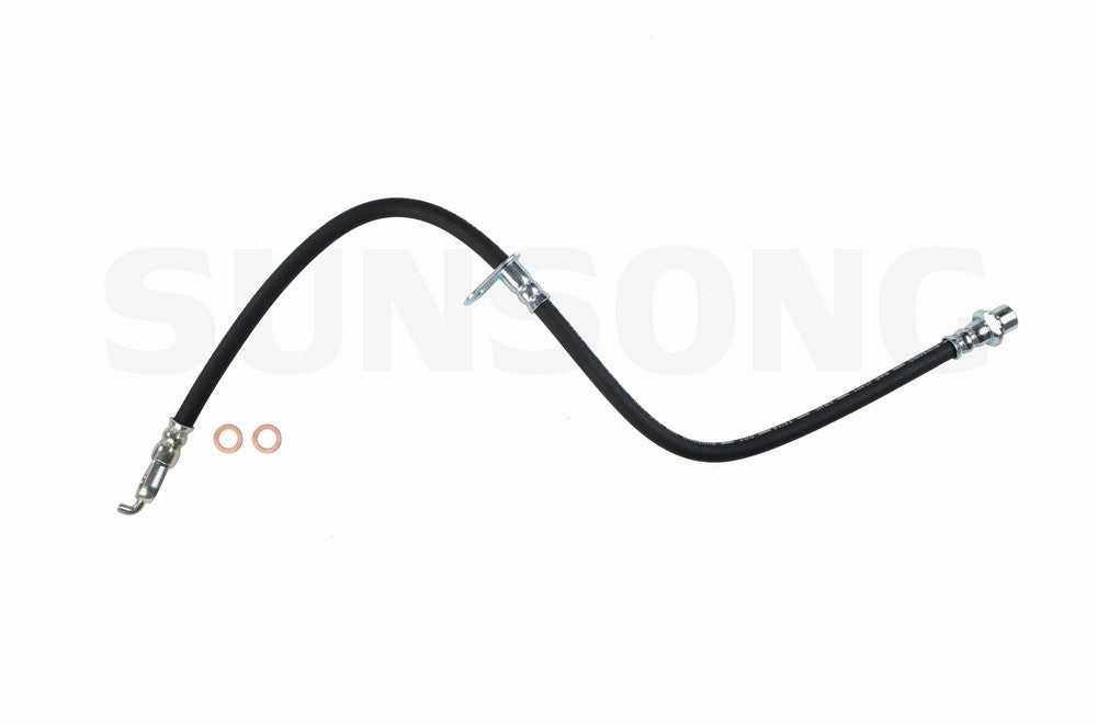 Angle View of Front Left Brake Hydraulic Hose SUNSONG 2204837