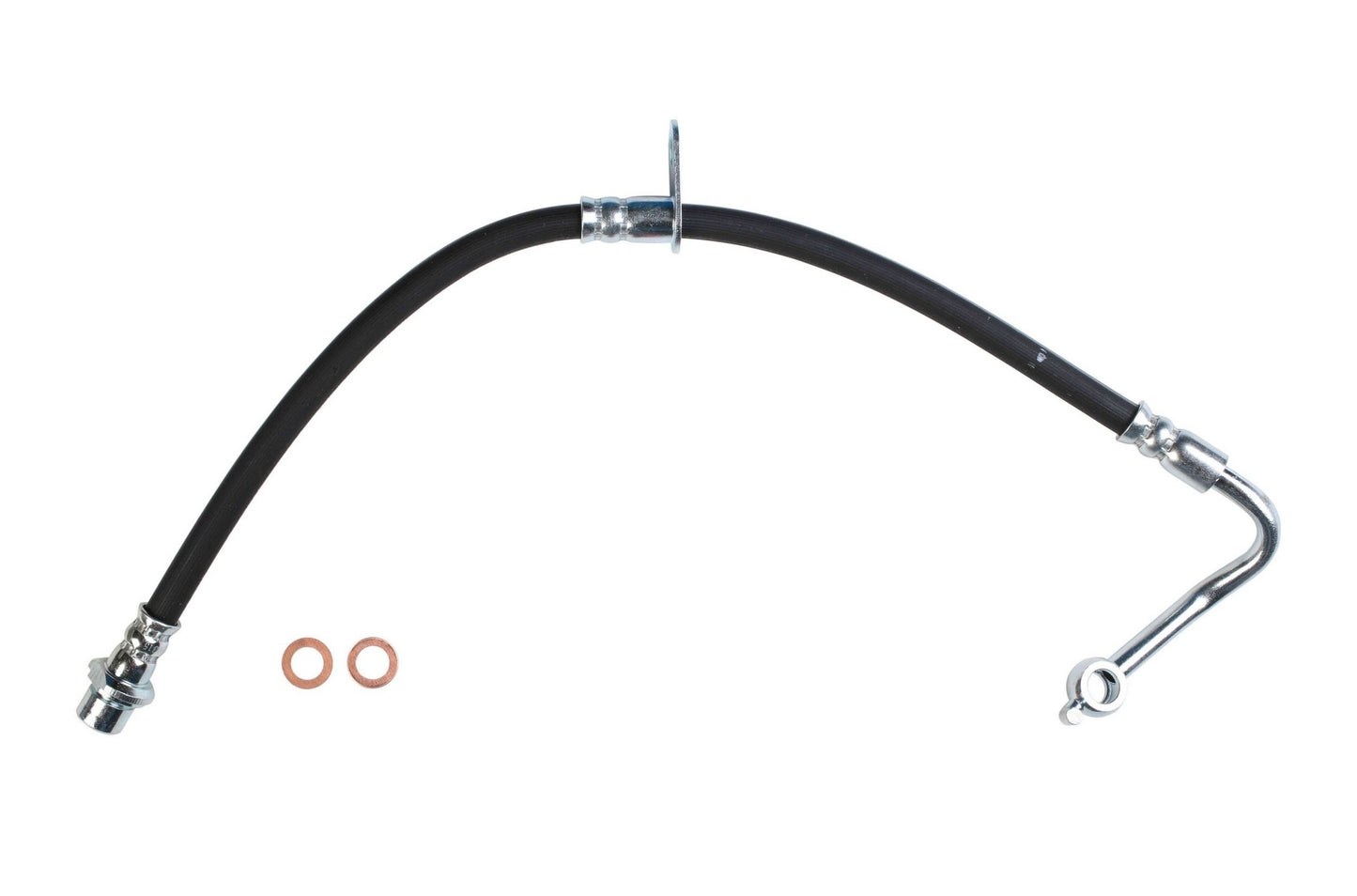 Front View of Front Right Brake Hydraulic Hose SUNSONG 2204841