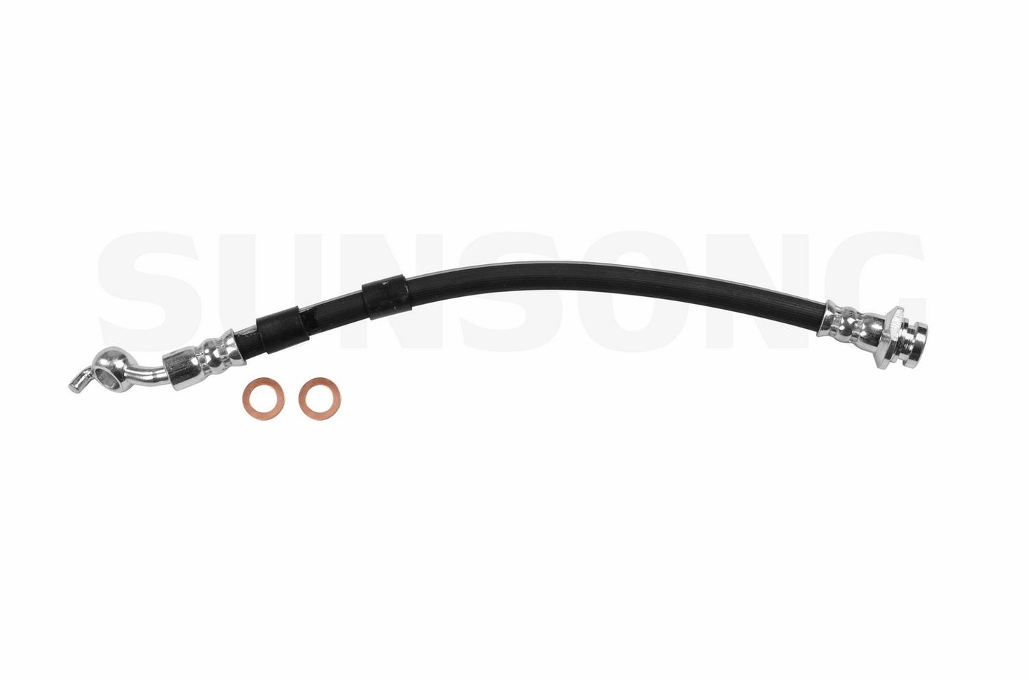 Front View of Rear Left Brake Hydraulic Hose SUNSONG 2204869