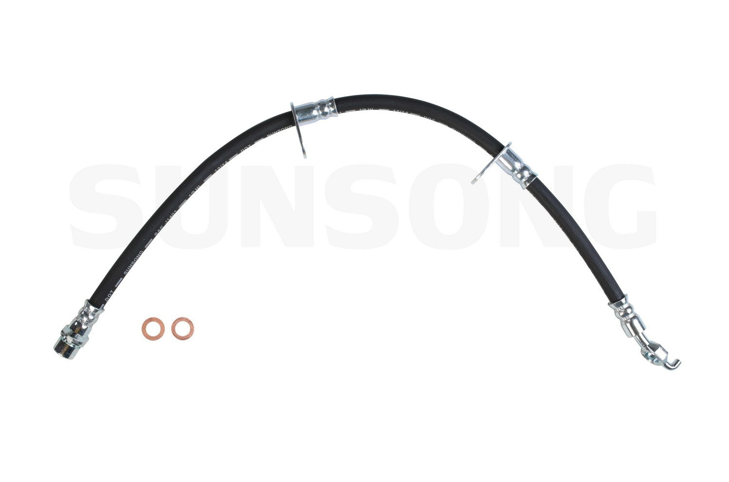 Angle View of Rear Brake Hydraulic Hose SUNSONG 2204920