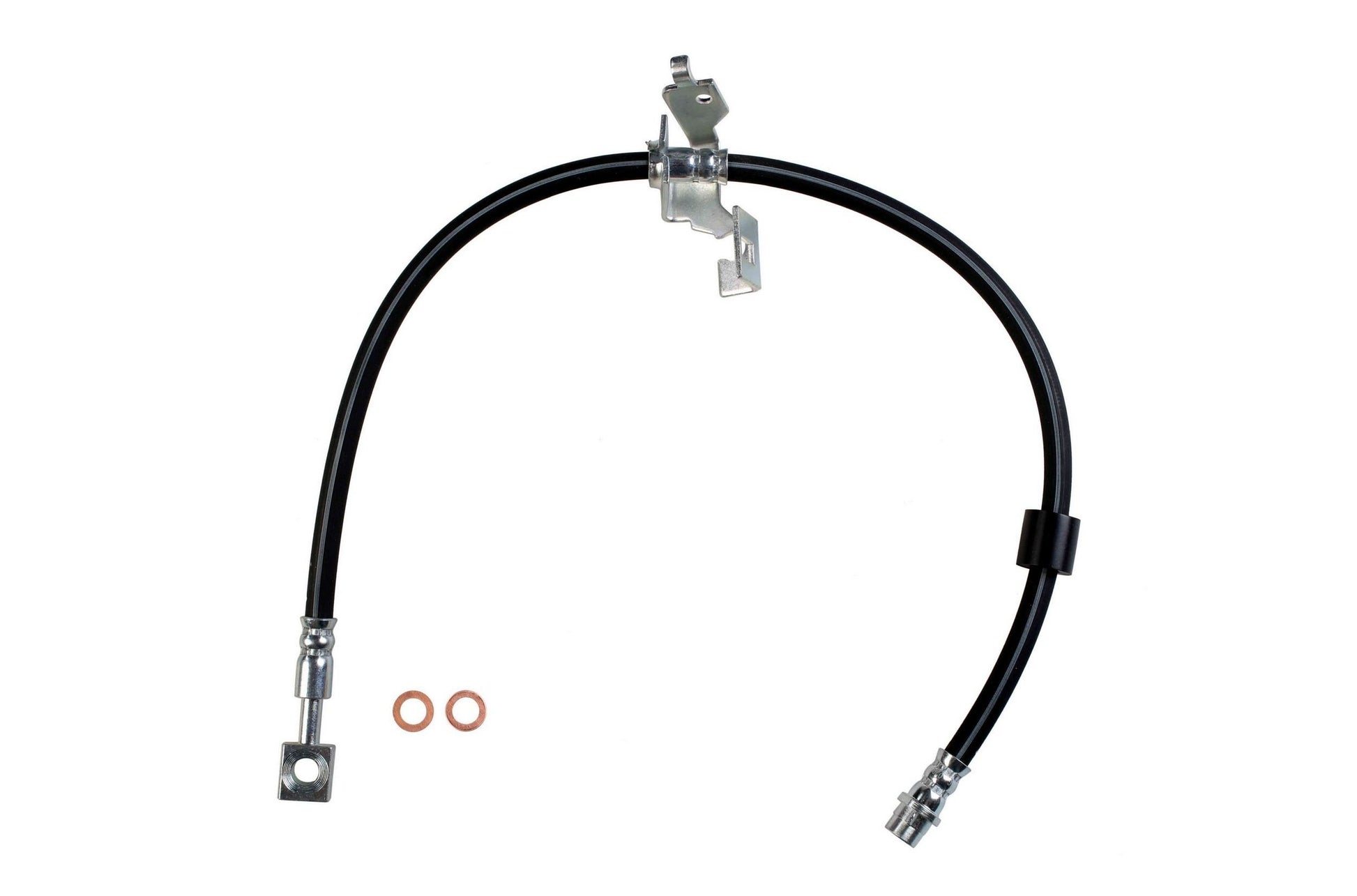 Front View of Rear Right Brake Hydraulic Hose SUNSONG 2205049