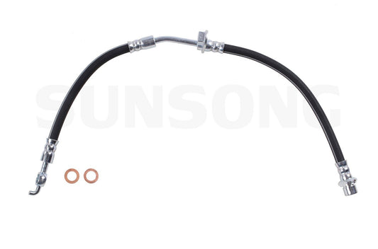 Angle View of Front Left Brake Hydraulic Hose SUNSONG 2205344