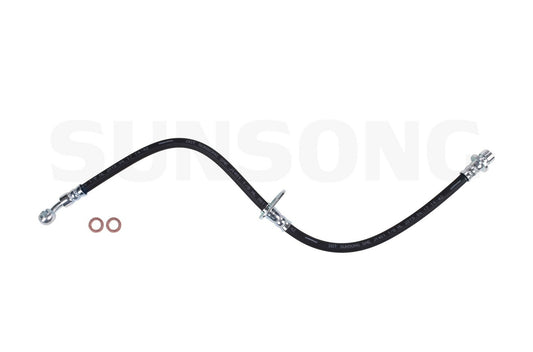 Angle View of Front Left Brake Hydraulic Hose SUNSONG 2205649