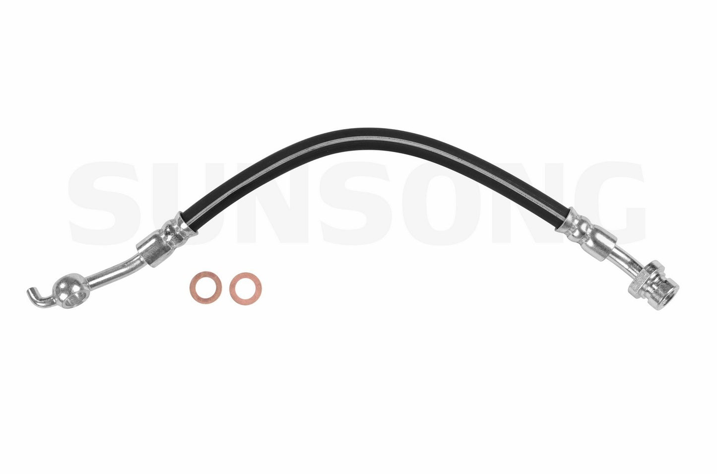 Front View of Rear Left Brake Hydraulic Hose SUNSONG 2205661