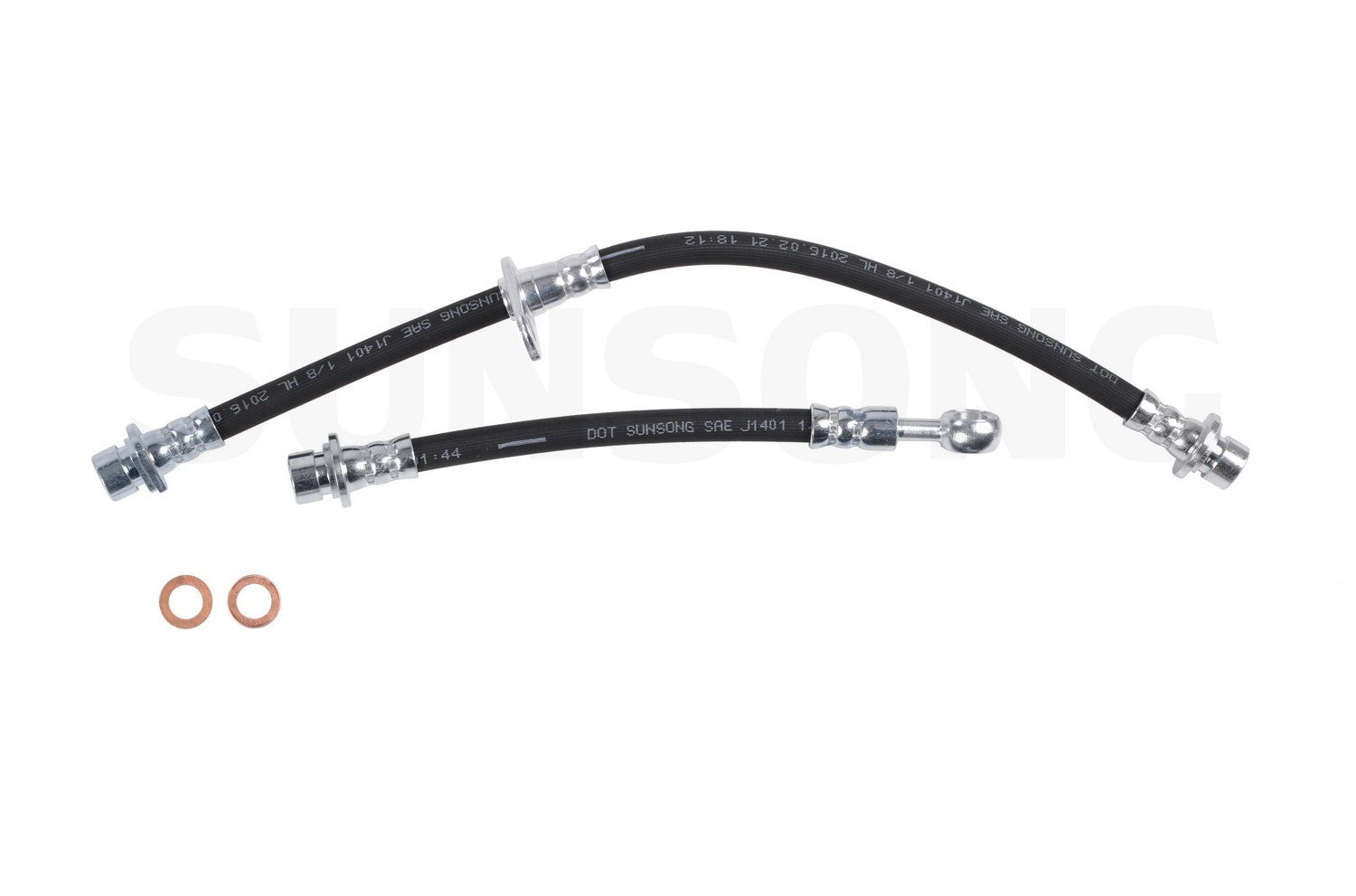 Angle View of Rear Brake Hydraulic Hose SUNSONG 2205685