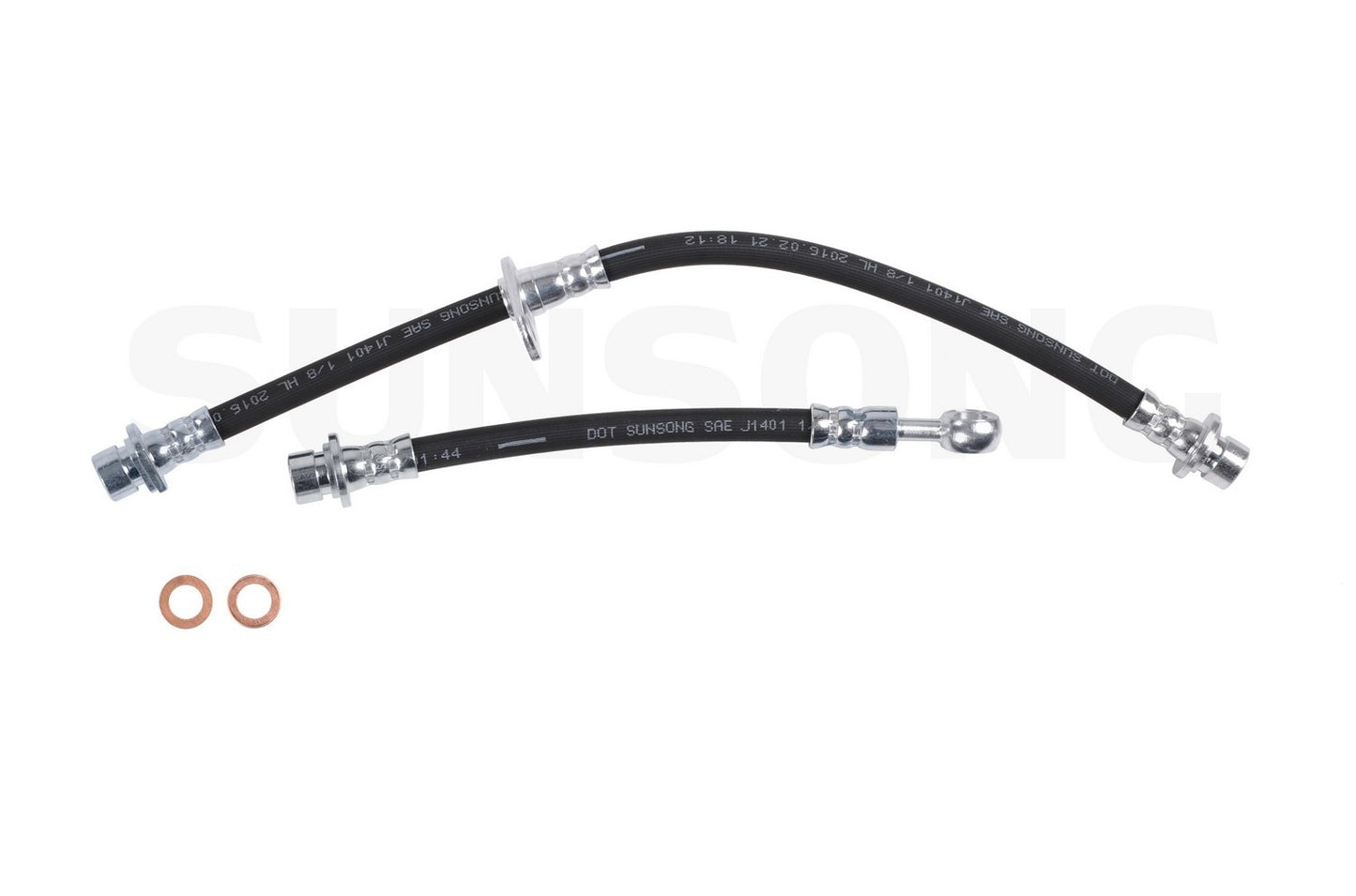 Front View of Rear Brake Hydraulic Hose SUNSONG 2205685