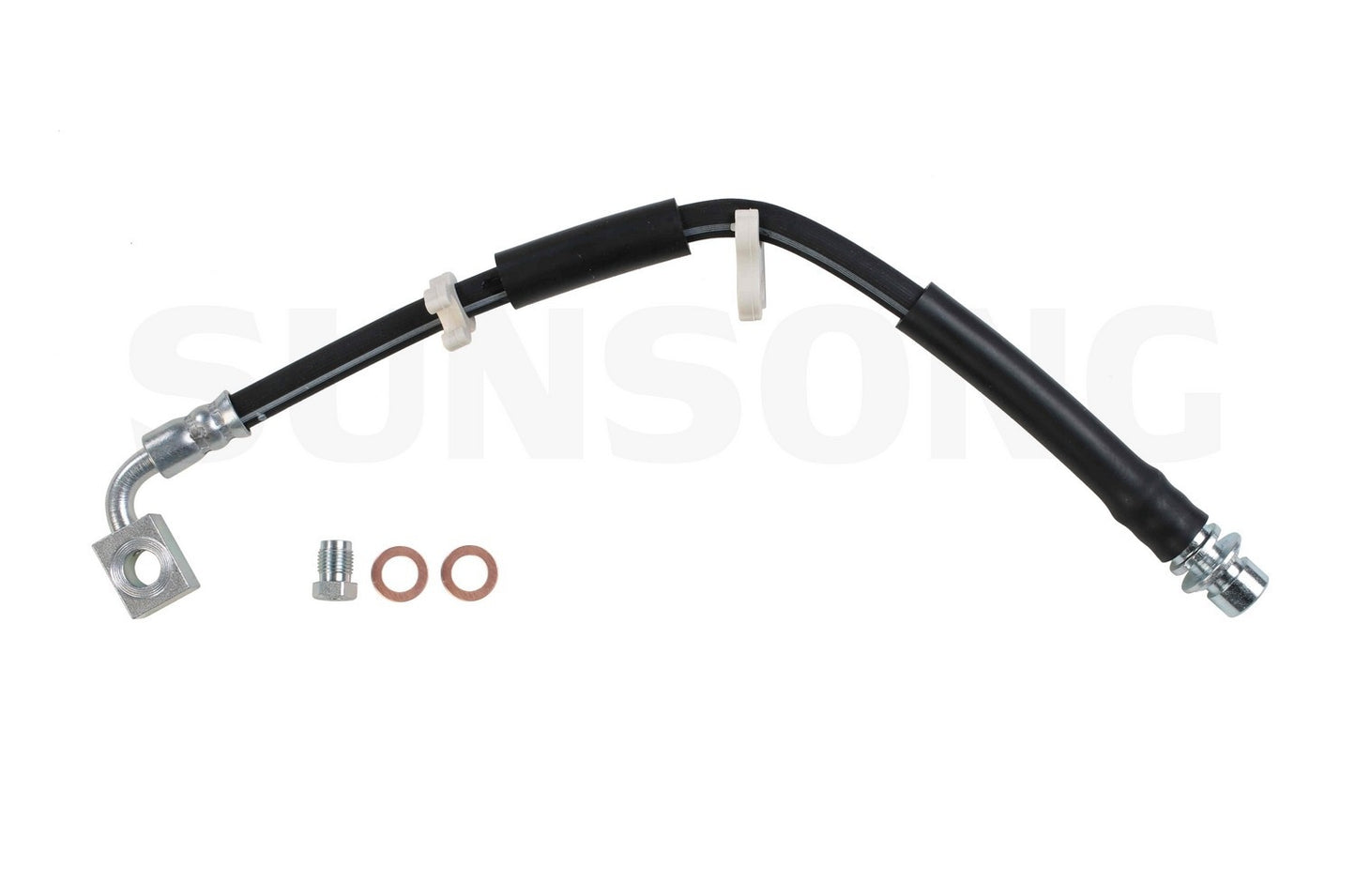 Front View of Front Right Brake Hydraulic Hose SUNSONG 2205857