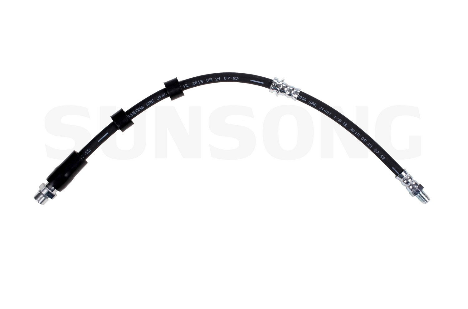 Angle View of Front Brake Hydraulic Hose SUNSONG 2205957