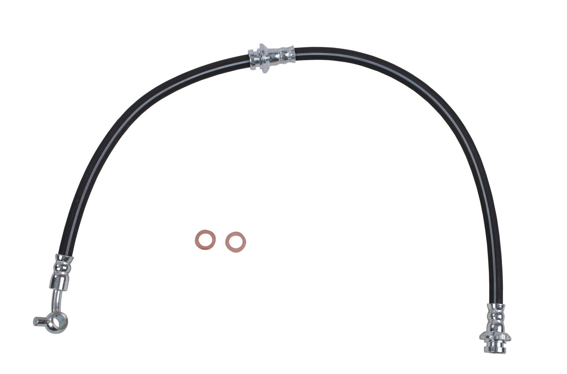 Front View of Front Left Brake Hydraulic Hose SUNSONG 2206574