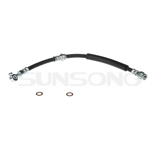 Front View of Front Left Brake Hydraulic Hose SUNSONG 2207692