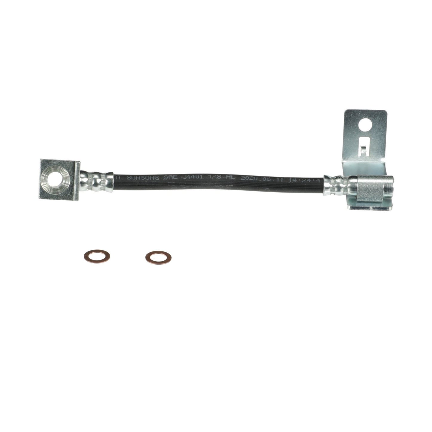 Front View of Rear Left Brake Hydraulic Hose SUNSONG 2207746