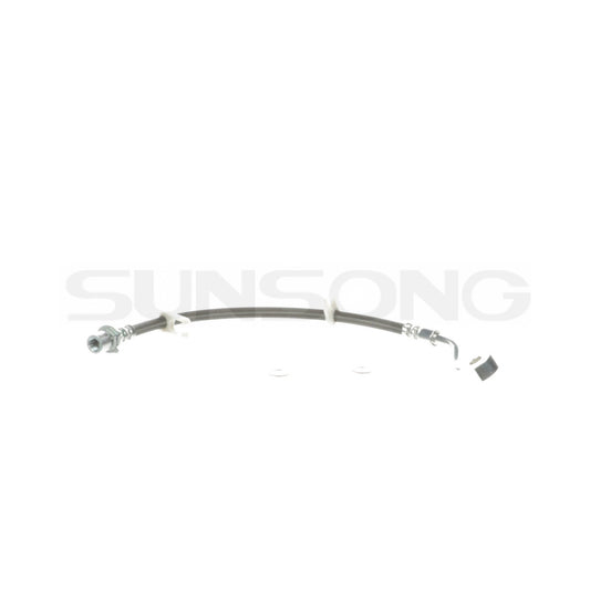 Front View of Front Right Brake Hydraulic Hose SUNSONG 2207805