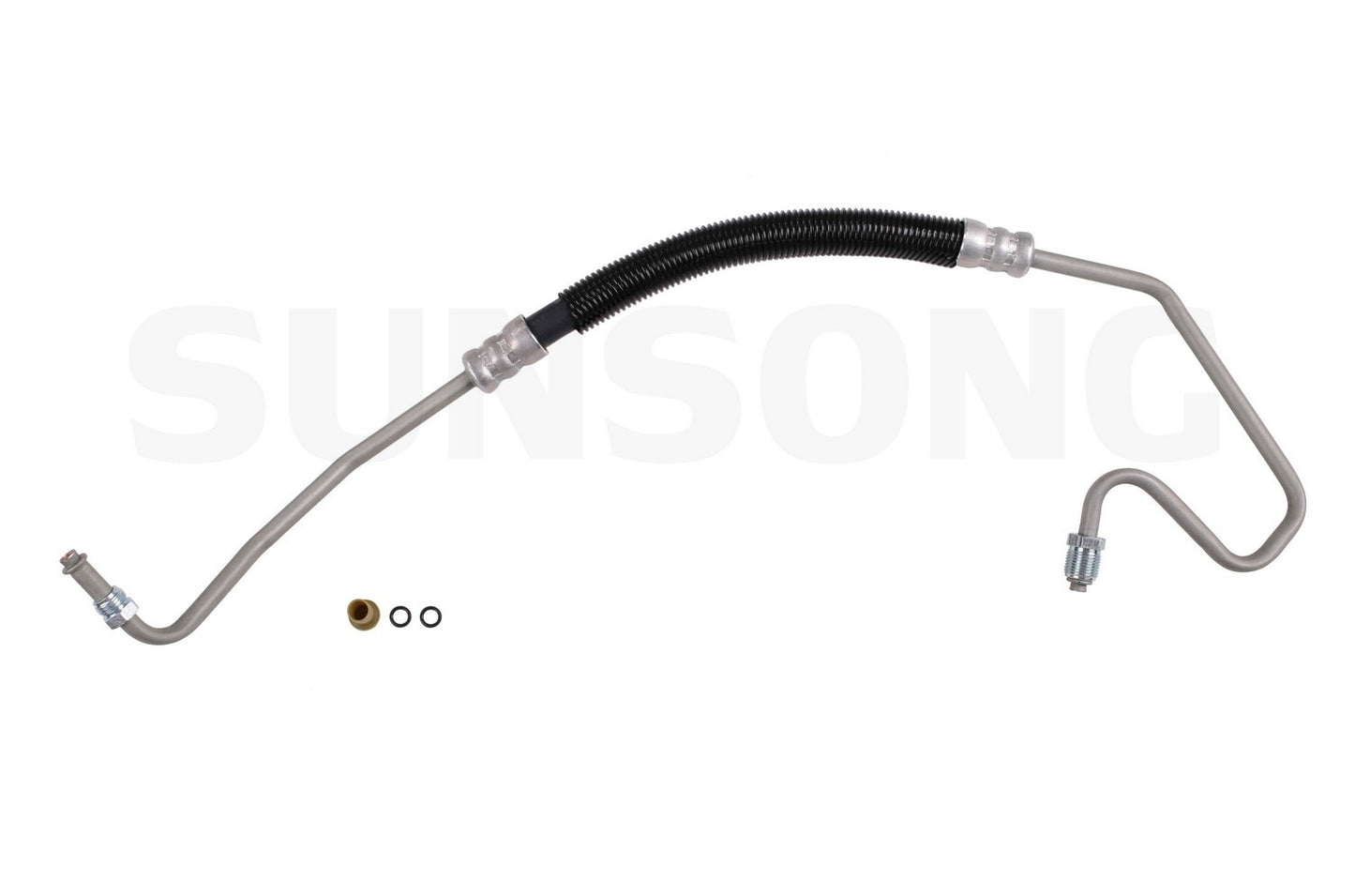 Angle View of Power Steering Pressure Line Hose Assembly SUNSONG 3401045