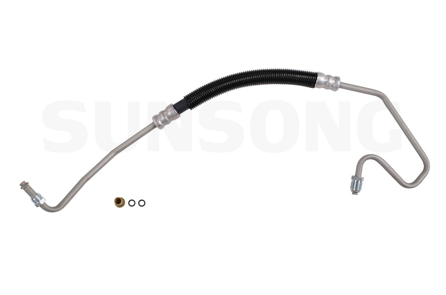 Front View of Power Steering Pressure Line Hose Assembly SUNSONG 3401045