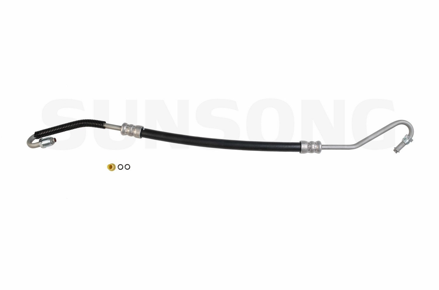 Angle View of Power Steering Pressure Line Hose Assembly SUNSONG 3401047