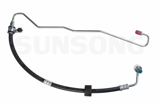 Angle View of Power Steering Pressure Line Hose Assembly SUNSONG 3401106