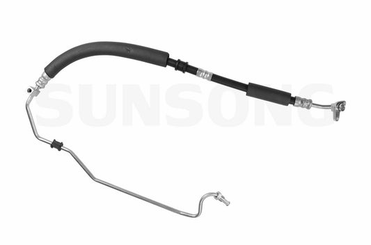 Angle View of Power Steering Pressure Line Hose Assembly SUNSONG 3401166