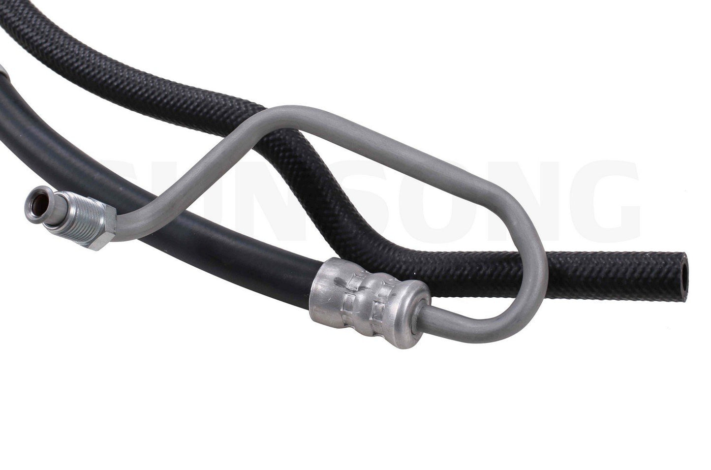 Left View of Power Steering Hose Assembly SUNSONG 3401170