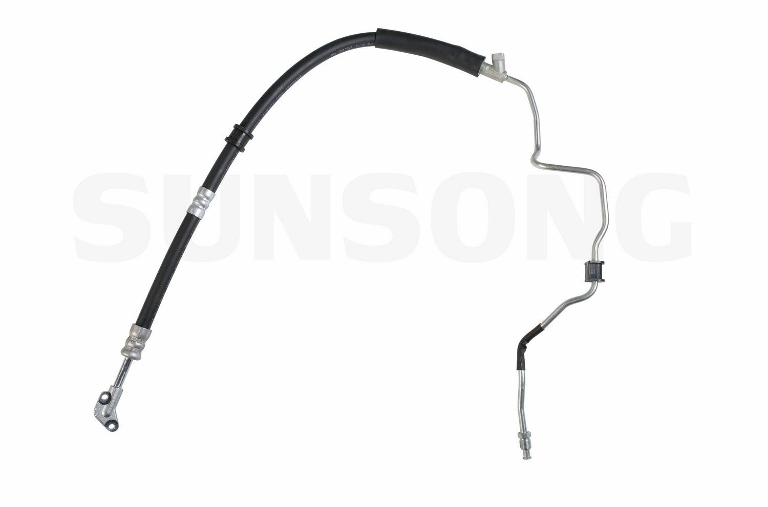 Angle View of Power Steering Pressure Line Hose Assembly SUNSONG 3401213