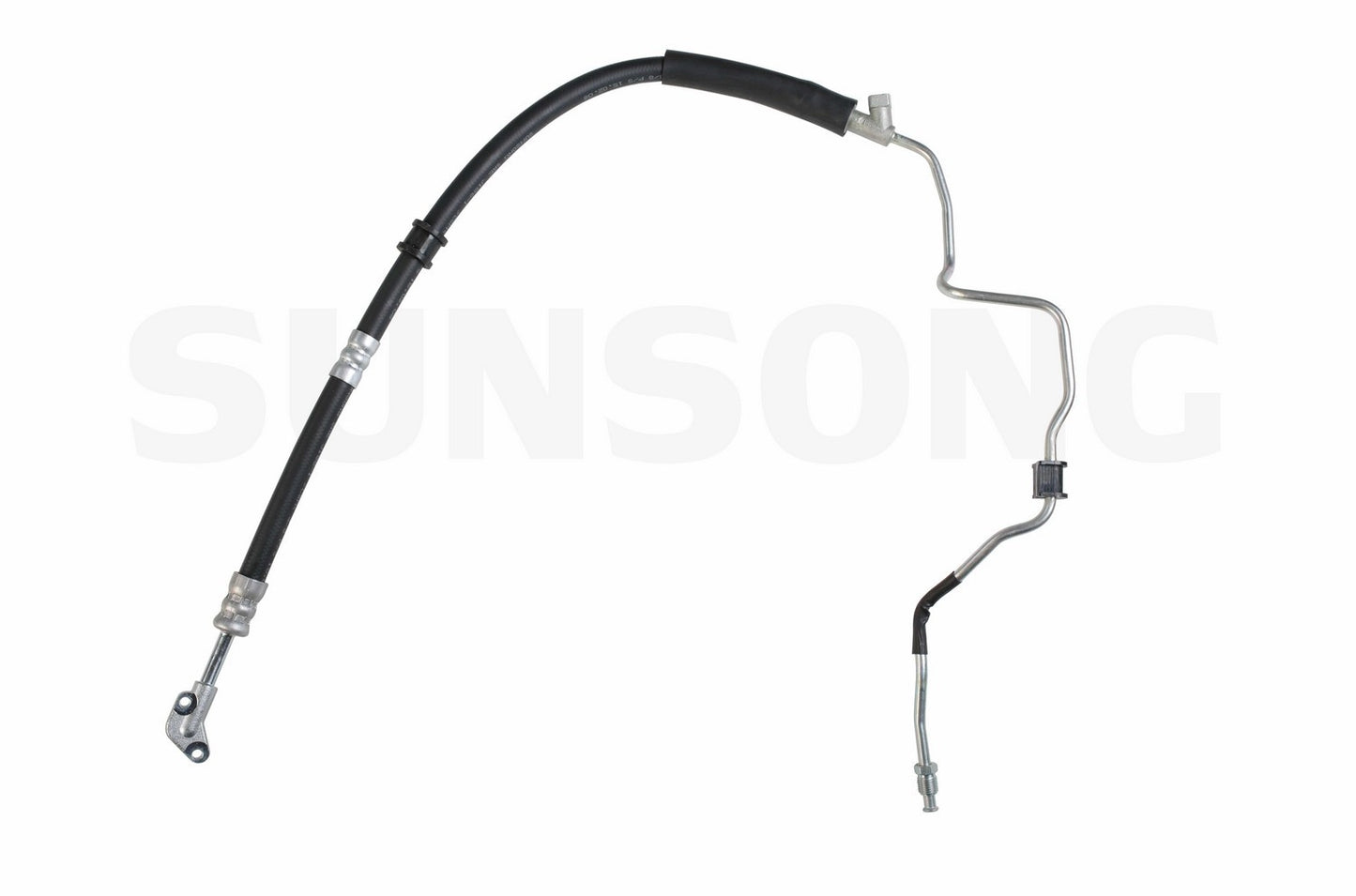 Front View of Power Steering Pressure Line Hose Assembly SUNSONG 3401213