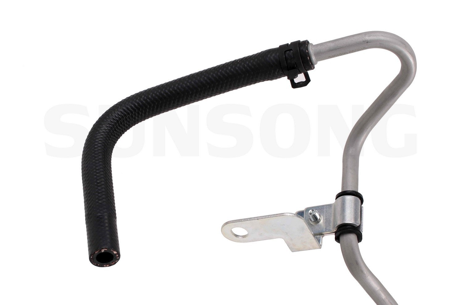 Left View of Power Steering Return Line Hose Assembly SUNSONG 3401220