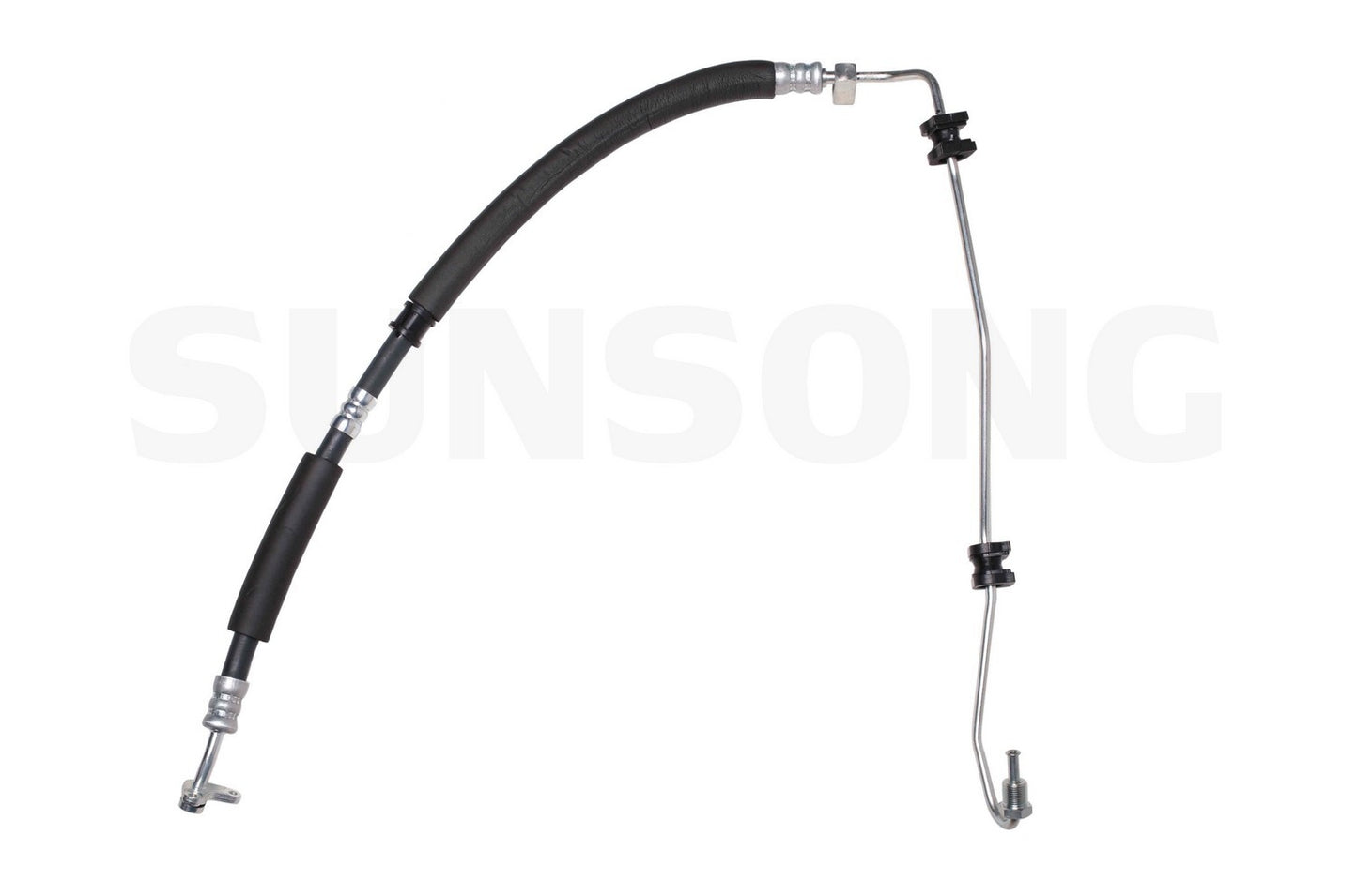 Front View of Power Steering Pressure Line Hose Assembly SUNSONG 3401230