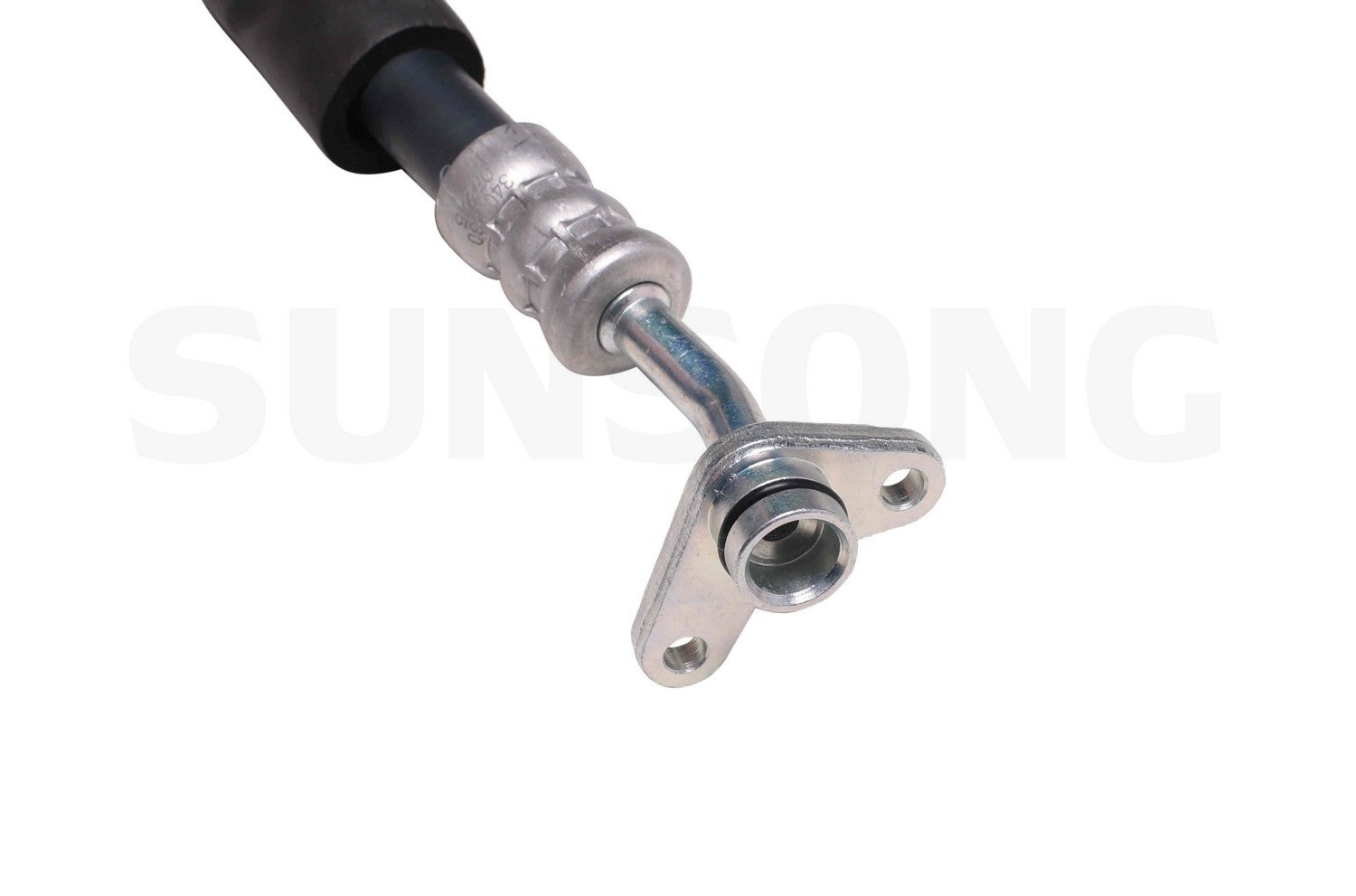 Left View of Power Steering Pressure Line Hose Assembly SUNSONG 3401230