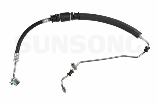 Angle View of Power Steering Pressure Line Hose Assembly SUNSONG 3401231