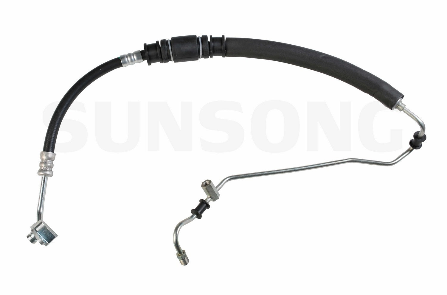 Front View of Power Steering Pressure Line Hose Assembly SUNSONG 3401231