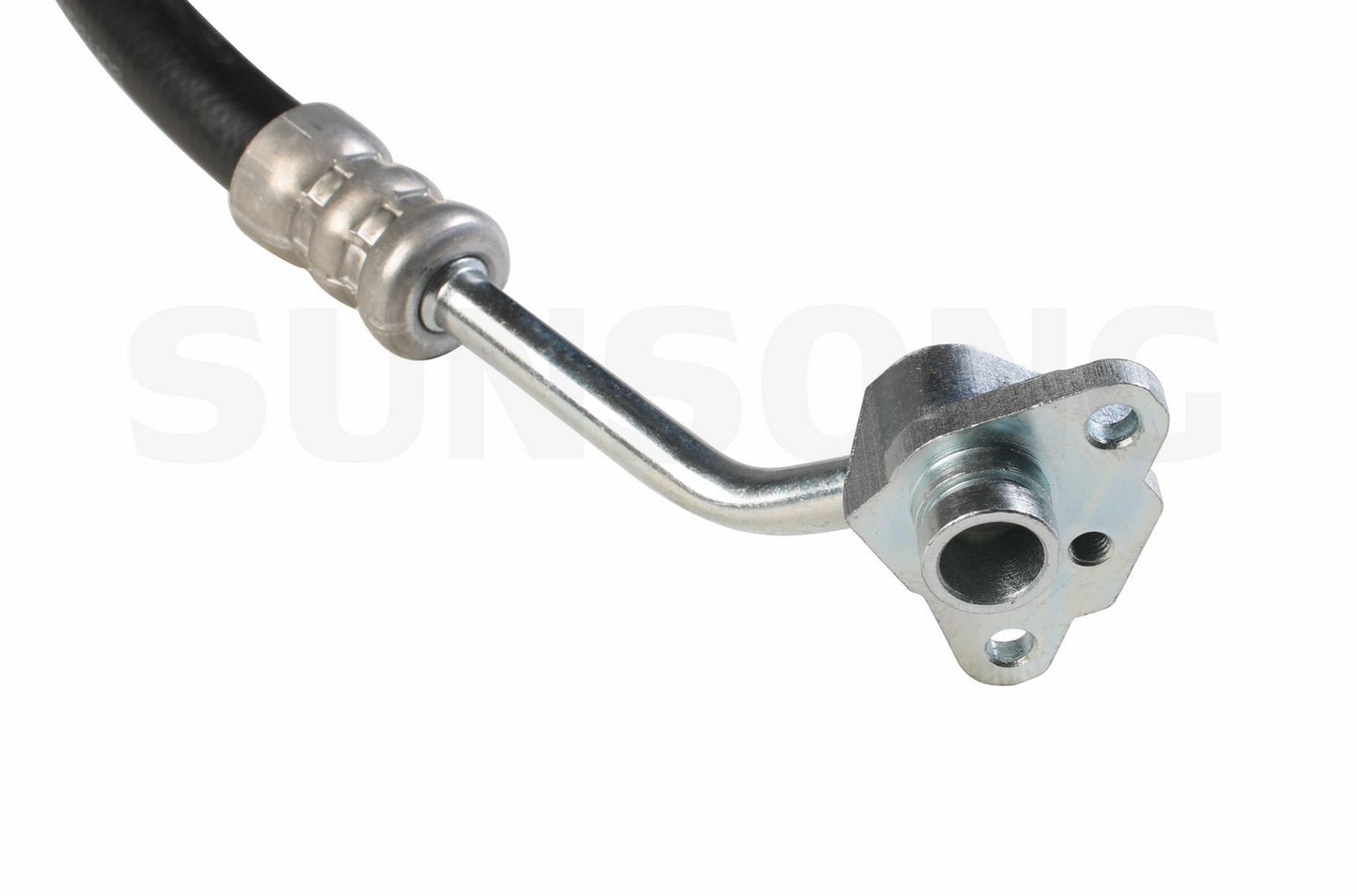 Left View of Power Steering Pressure Line Hose Assembly SUNSONG 3401231