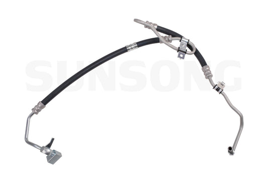 Angle View of Power Steering Pressure Line Hose Assembly SUNSONG 3401235