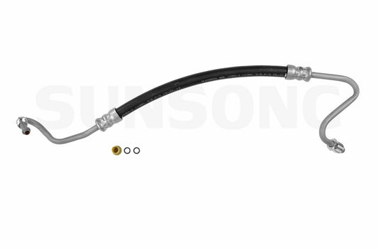 Angle View of Power Steering Pressure Line Hose Assembly SUNSONG 3401273