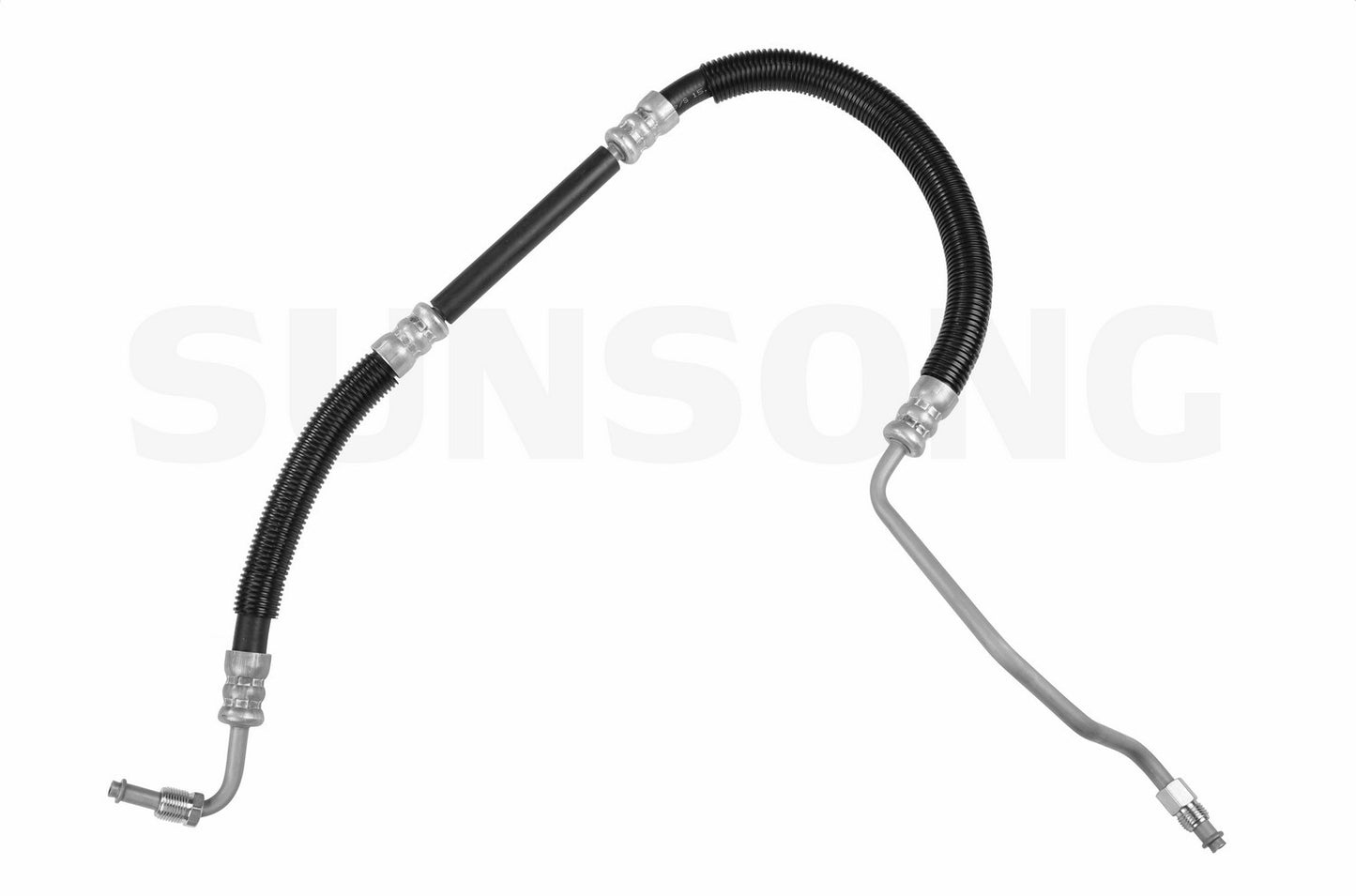 Angle View of Power Steering Pressure Line Hose Assembly SUNSONG 3401280