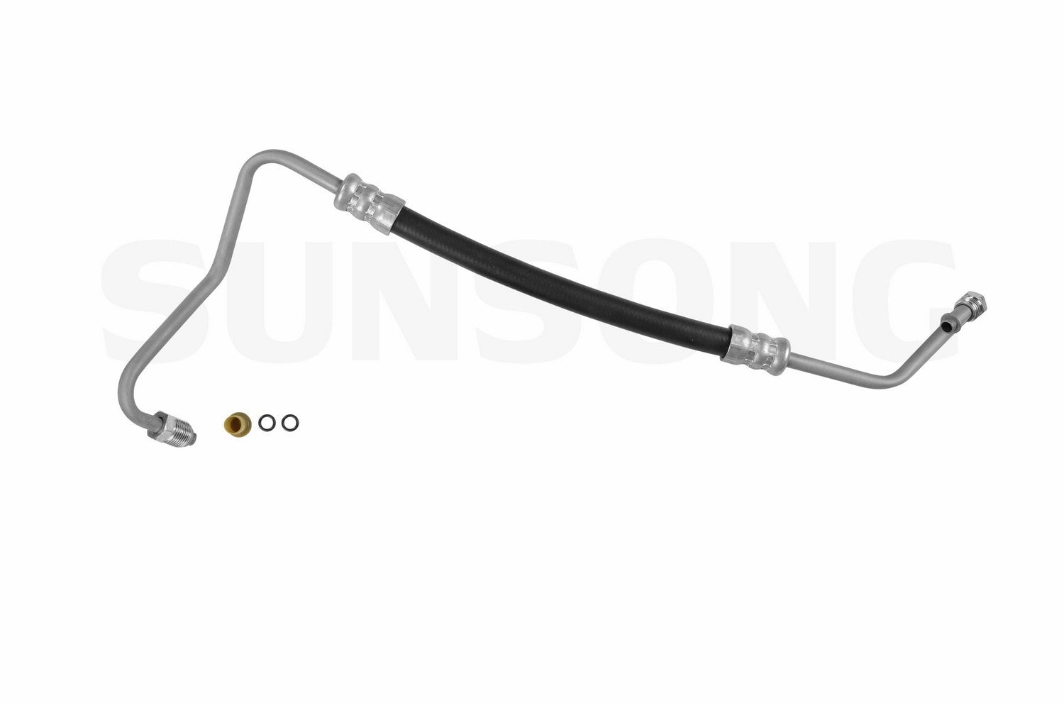 Angle View of Power Steering Pressure Line Hose Assembly SUNSONG 3401312