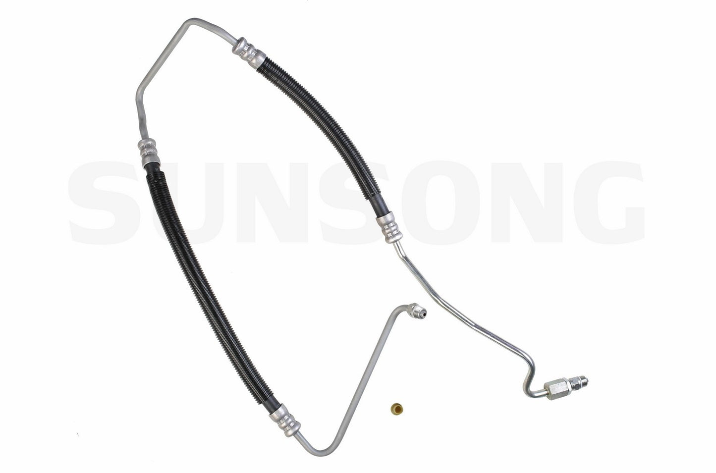 Angle View of Power Steering Pressure Line Hose Assembly SUNSONG 3401331