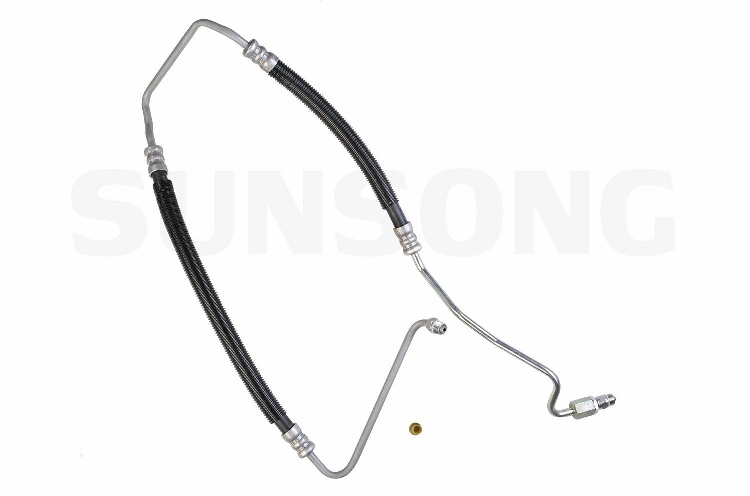 Front View of Power Steering Pressure Line Hose Assembly SUNSONG 3401331