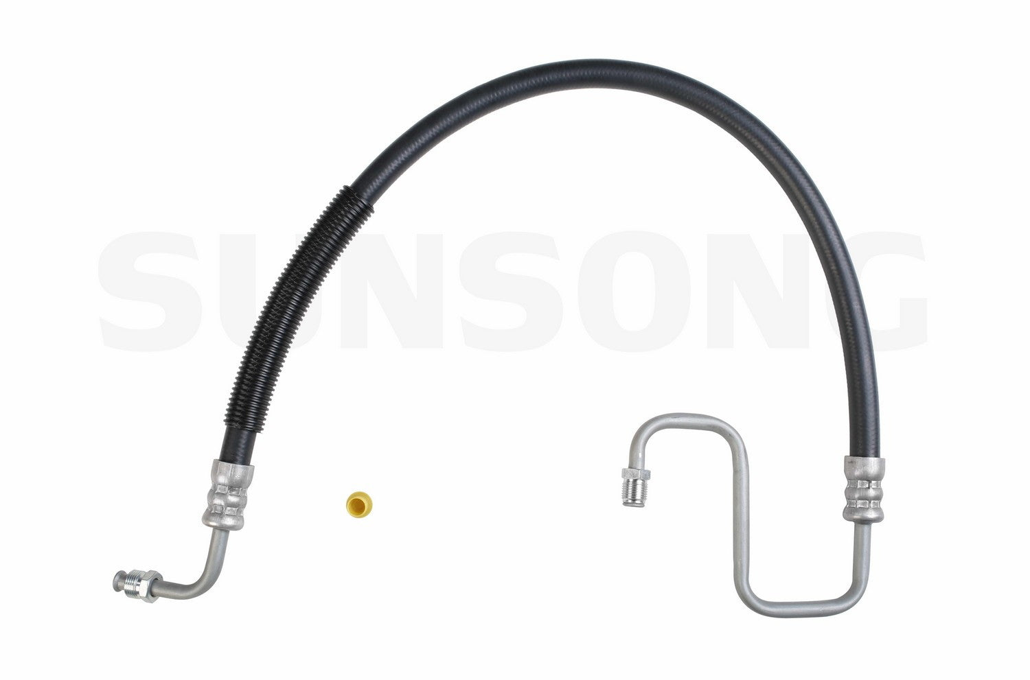 Angle View of Power Steering Pressure Line Hose Assembly SUNSONG 3401352