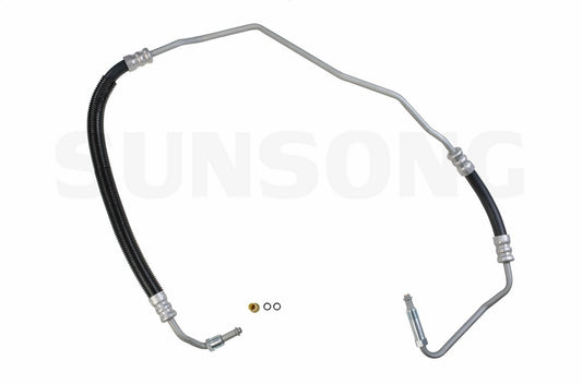 Angle View of Power Steering Pressure Line Hose Assembly SUNSONG 3401357