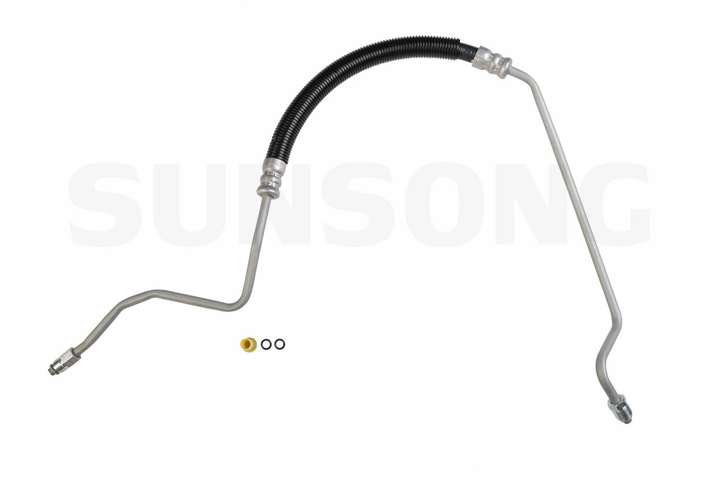 Angle View of Power Steering Pressure Line Hose Assembly SUNSONG 3401369