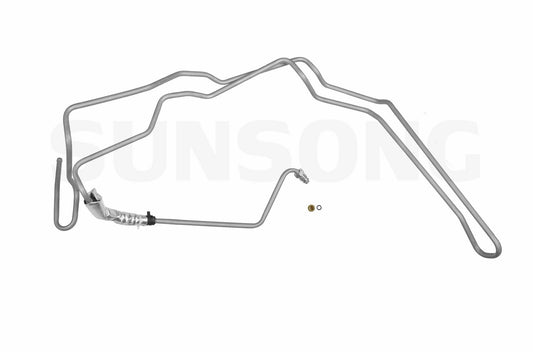 Angle View of Power Steering Return Line Hose Assembly SUNSONG 3401447