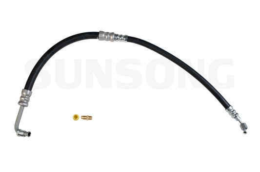 Angle View of Power Steering Pressure Line Hose Assembly SUNSONG 3401538