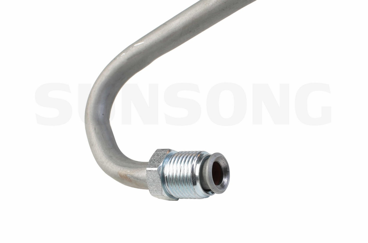 Left View of Power Steering Pressure Line Hose Assembly SUNSONG 3401546