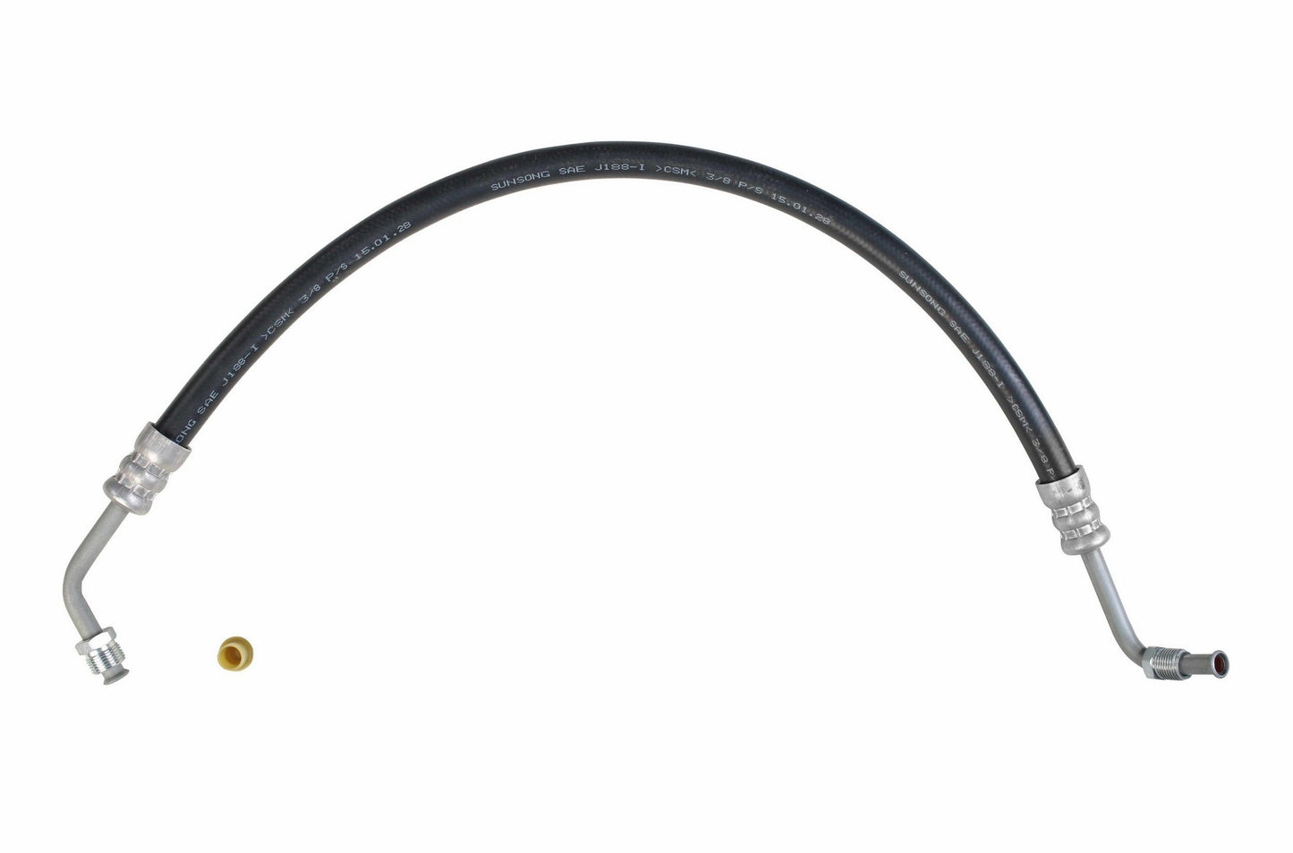 Front View of Power Steering Pressure Line Hose Assembly SUNSONG 3401598