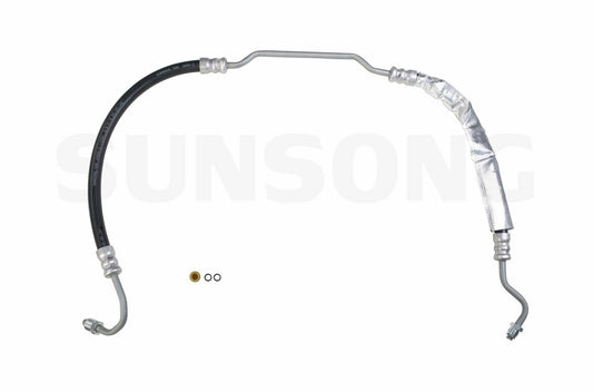 Angle View of Power Steering Pressure Line Hose Assembly SUNSONG 3401755