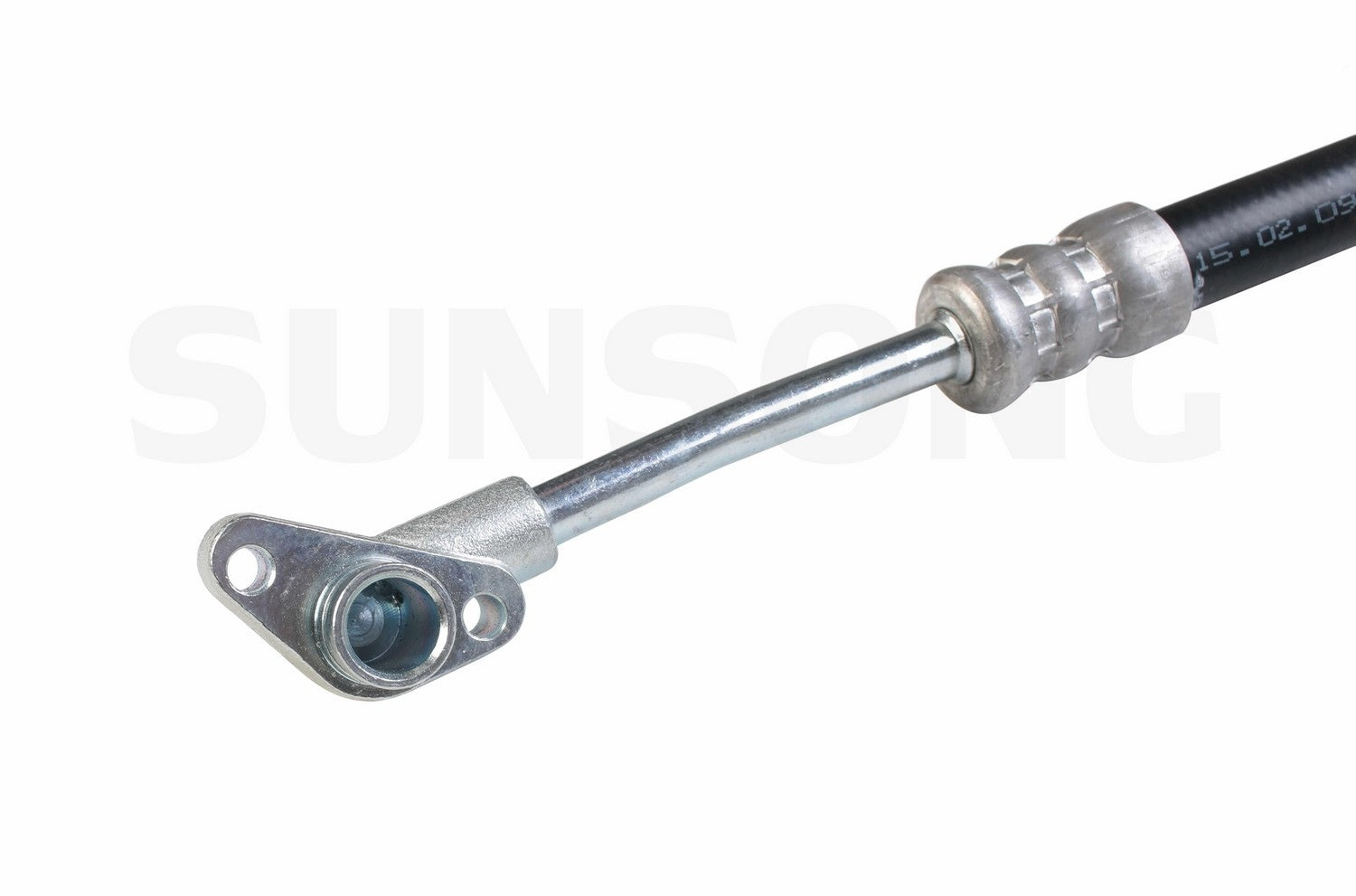 Left View of Power Steering Pressure Line Hose Assembly SUNSONG 3401799