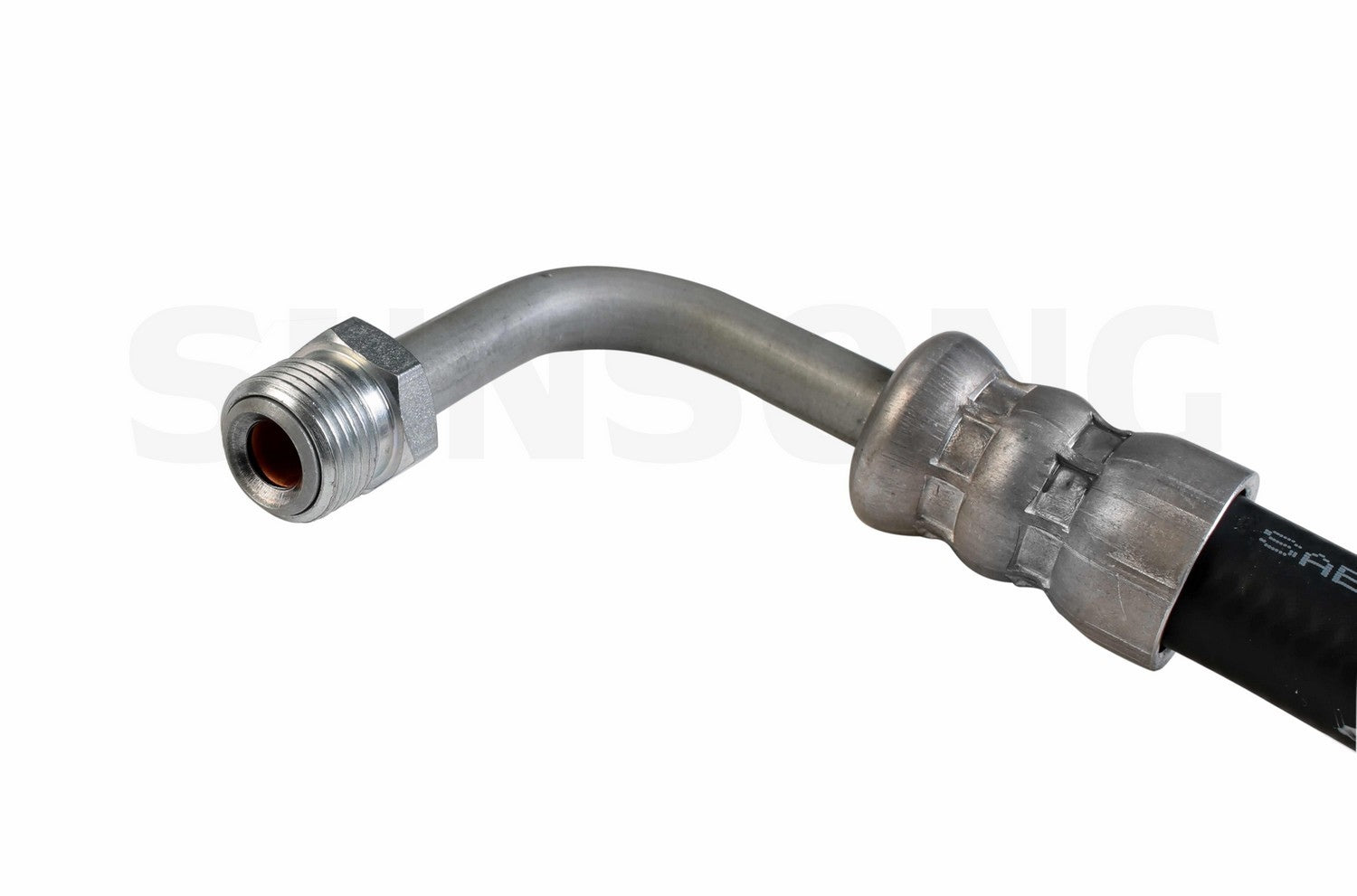 Left View of Power Steering Pressure Line Hose Assembly SUNSONG 3401919