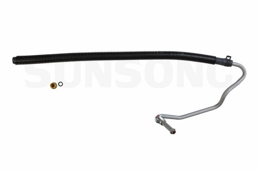 Angle View of Power Steering Return Line Hose Assembly SUNSONG 3401941